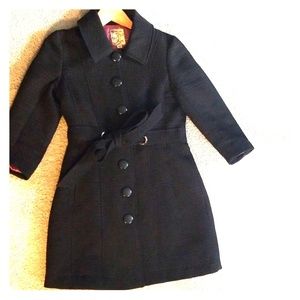 Trademark Tulle Original Clothing Black Pea Coat